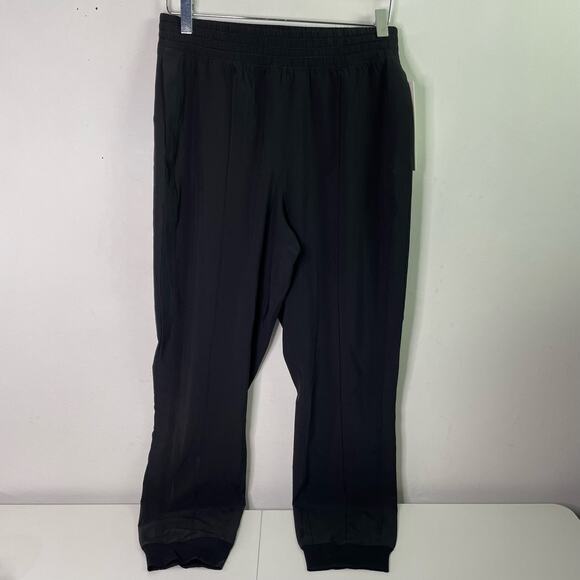 lululemon Black Wanderer Medium Rise Relaxed Fit Pants — Women's Size 8 NWT NEW - Picture 2 of 13